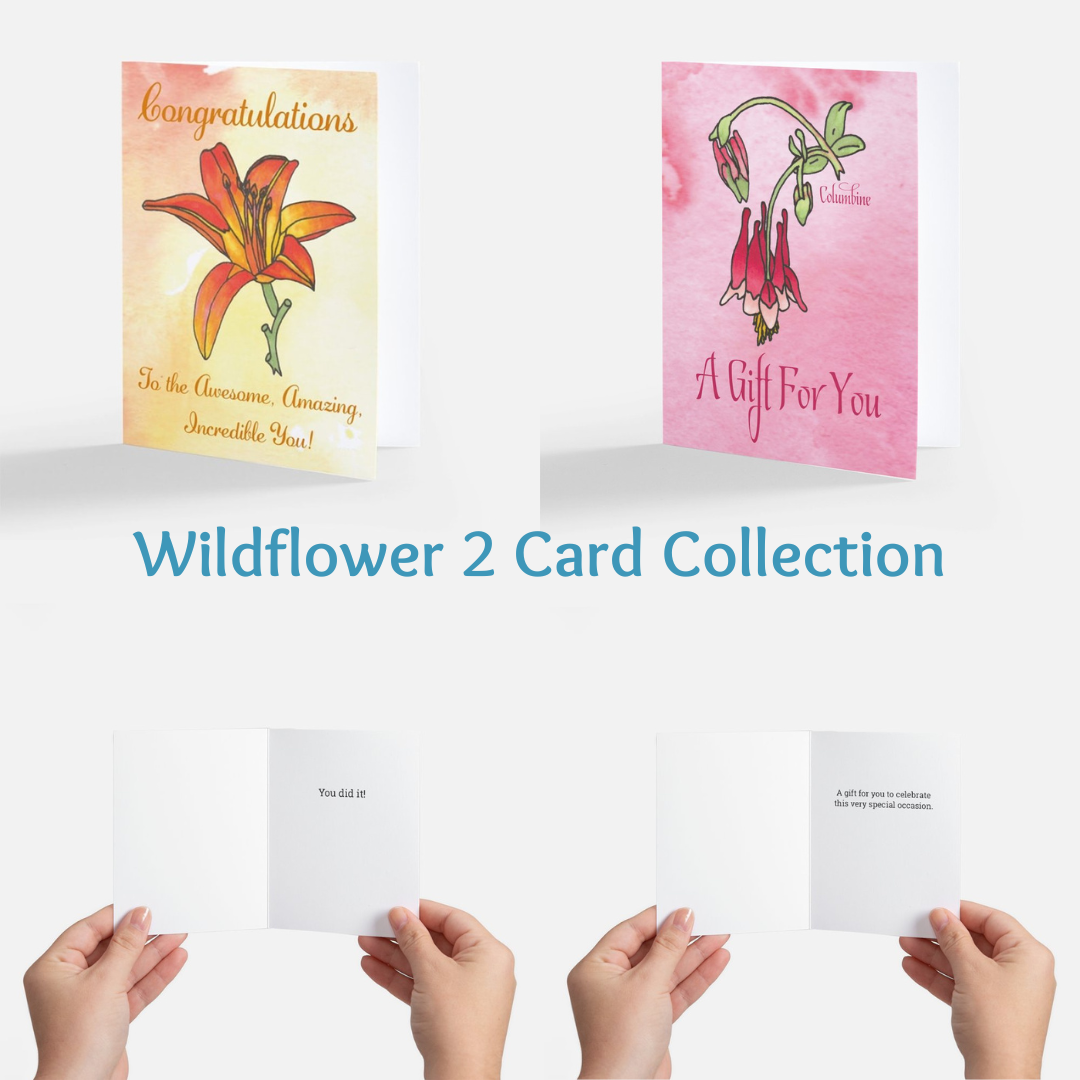 16 GREETING CARDS - Unique Laser Printed Cards from Hand Drawn Originals (multiple occasions) (Snail Mail)