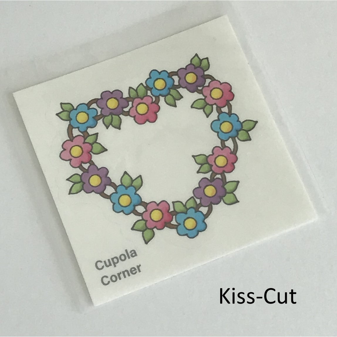 11 STICKERS - FLORAL HEART CLEAR Plastic Sticker - 3" x 3" Laptop Sticker - Glossy Finish Water Bottle Sticker - Locker Sticker (Stationery & More)