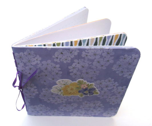 08 JOURNAL (Saddle Stitched) - HANDMADE Journal - Soft Cover Journal - HANDBOUND Blank Notebook - Gratitude Journal - Stationery - Literacy Project