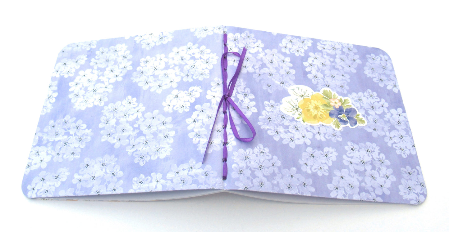 06 JOURNAL (Saddle Stitched) - HANDMADE Journal - Soft Cover Journal - HANDBOUND Blank Notebook - Gratitude Journal - Stationery - Literacy Project