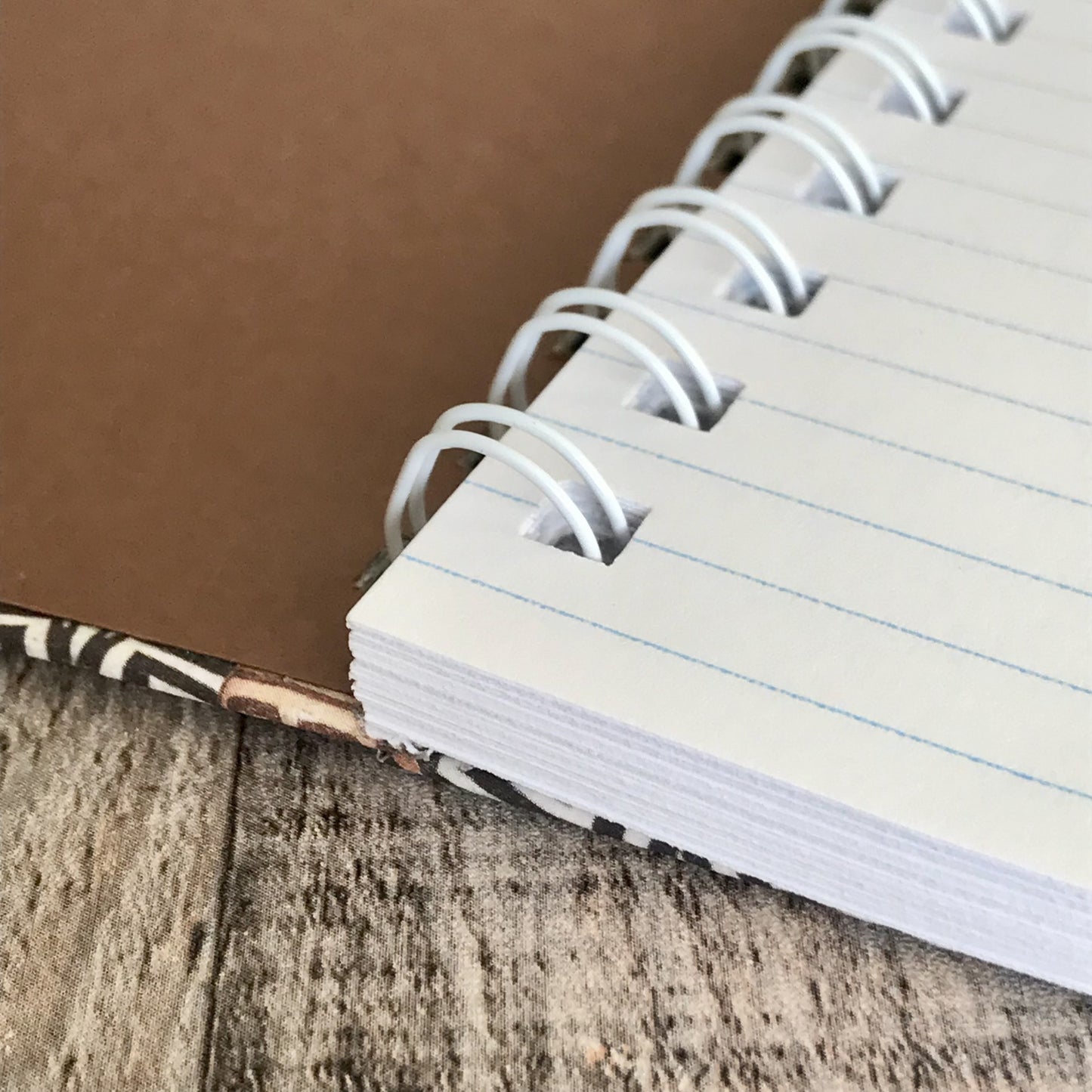 01 JOURNAL (Twin Loop Wire Bound) - HANDMADE JOURNAL - Hard Cover Journal - Dot Grid OR Lined Journal - Planner - Gratitude Journal - Gardening Journal - Stationery - Literacy Project