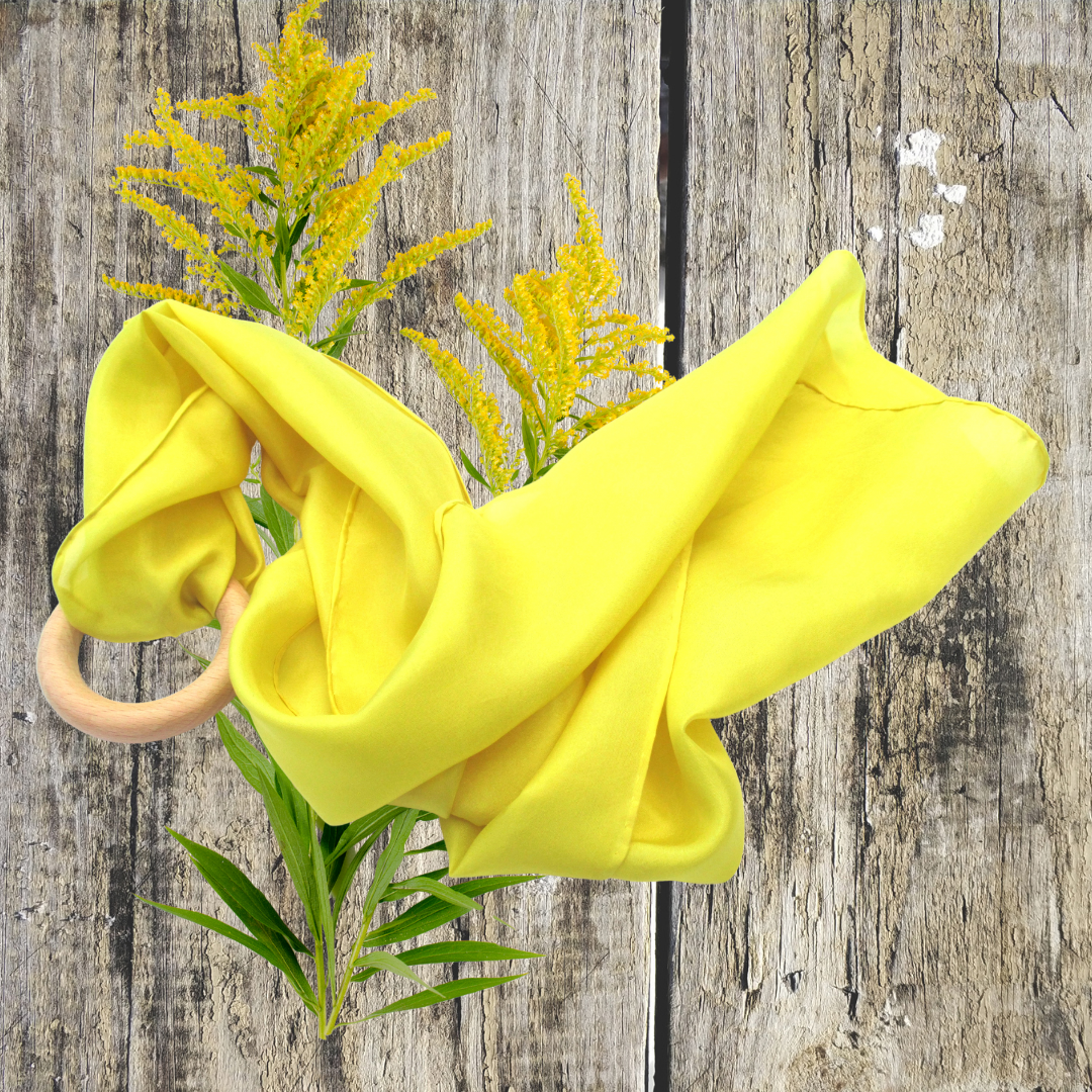 04 SCARVES (Silk) - HAND DYED Silk Scarves (54” long)- Silk Scarves Dyed with Natural Dyes (Goldenrod, Rose, Avocado) - Habotai Silk Scarf (Relax & Refresh)