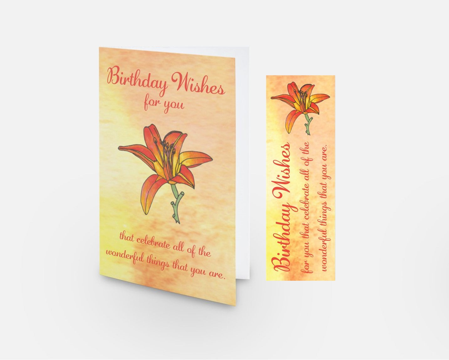15 BOOKMARKS - Birthday Bookmarks + Optional Matching Birthday Cards - Book Lover Gift - Reader Gift - Reading Quote (Stationery & More) (Literacy Project)