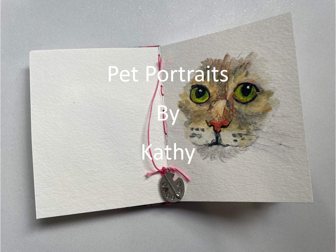 08 SKETCHBOOK - HANDMADE Watercolour Sketchbook - Handbound Travel SKETCHBOOK - Hard Cover Art Journal - 140 lb Watercolour Paper - Stationery - Literacy Project