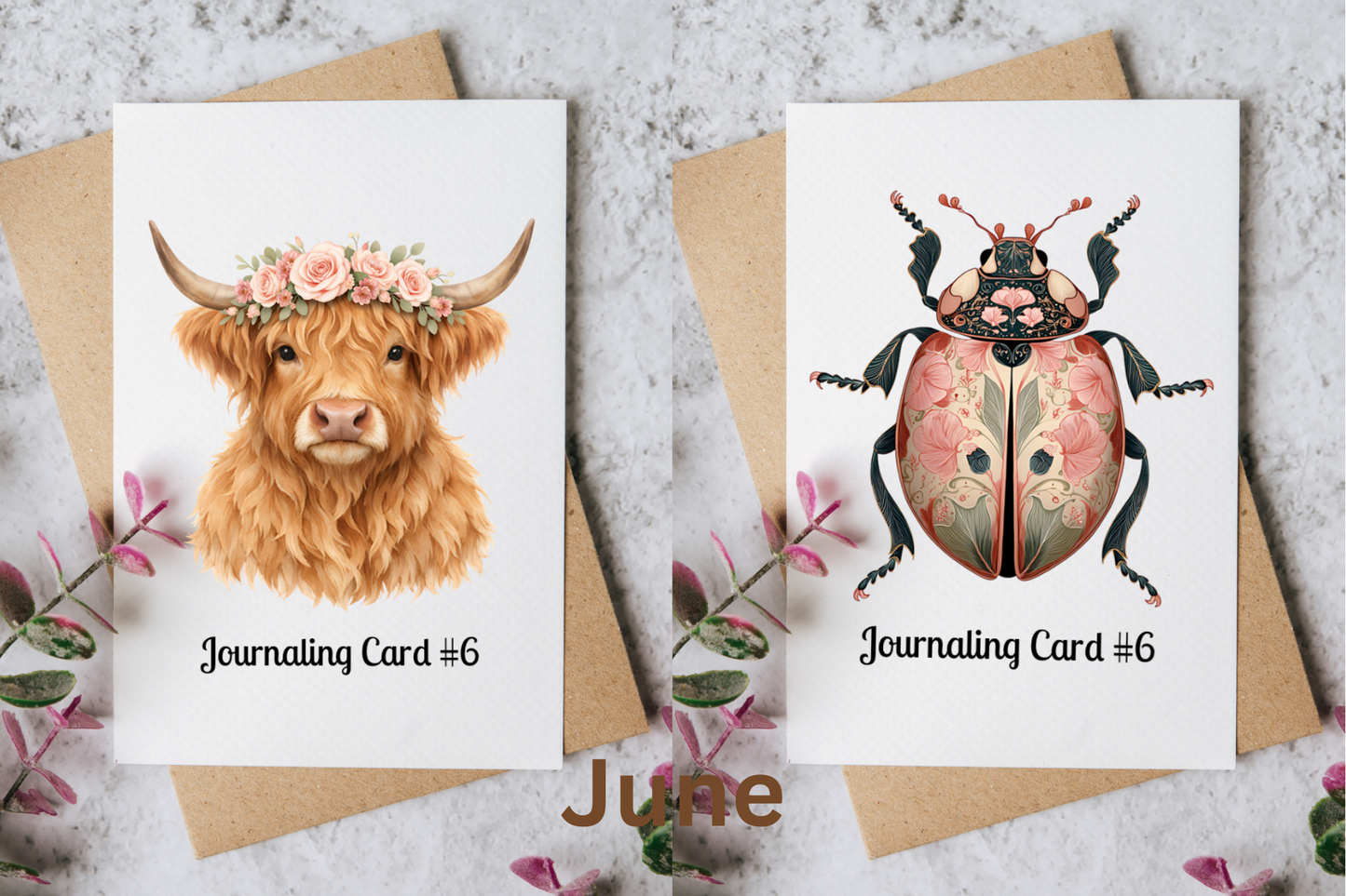 19 Journaling Cards