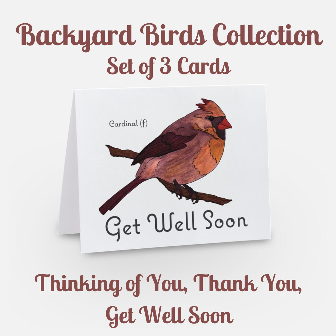 16 GREETING CARDS - Unique Laser Printed Cards from Hand Drawn Originals (multiple occasions) (Snail Mail)