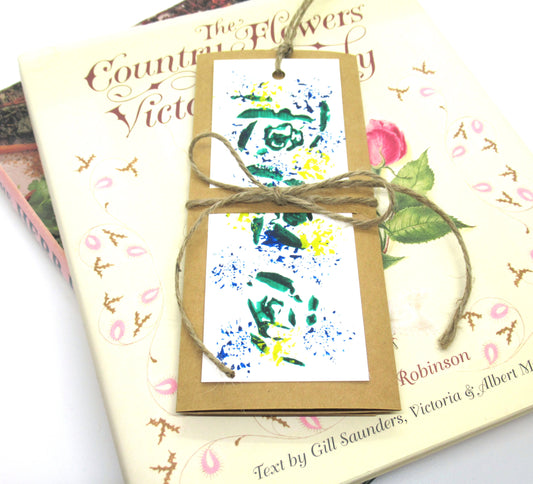 Bookmarks - Original Watercolour Floral Bookmark - Rose 2 (Stationery & More) (Literacy Project)
