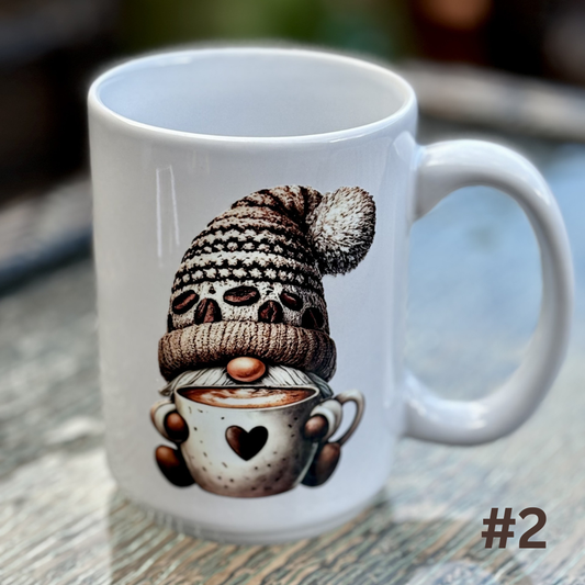 18 Gnome Mugs - Coffee* & Cards Mugs - 16 oz Porcelain Mugs
