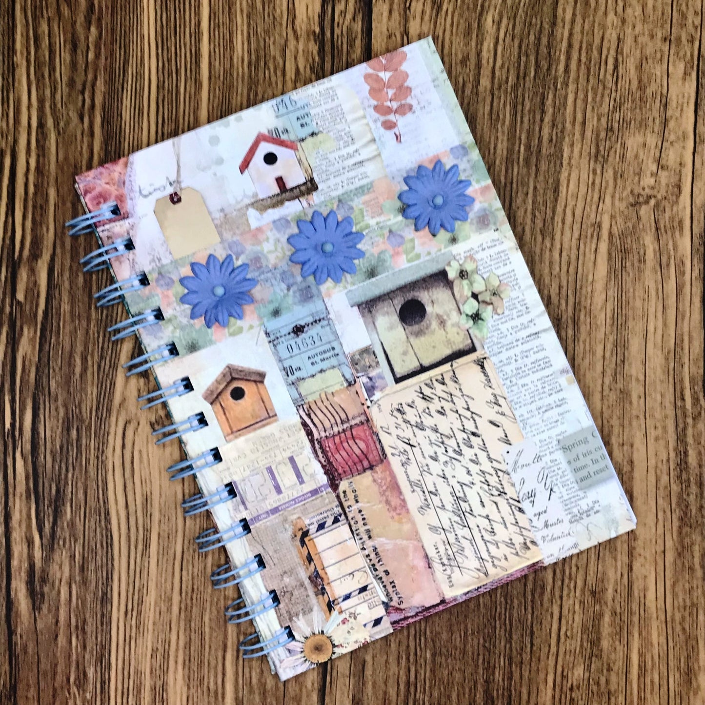 01 JOURNAL (Cinch Bound) - HANDMADE JOURNAL - Hard Cover Journal - Dot Grid Journal - Planner - Gratitude Journal - Gardening Journal - Stationery - Literacy Project