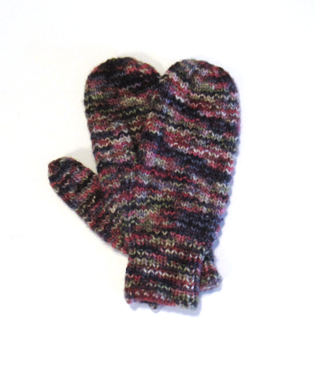 06 HAND KNIT LUXURY MITTENS - Wool Mittens - Classic Mittens - Adult Sized Handmade Mittens - Accessories