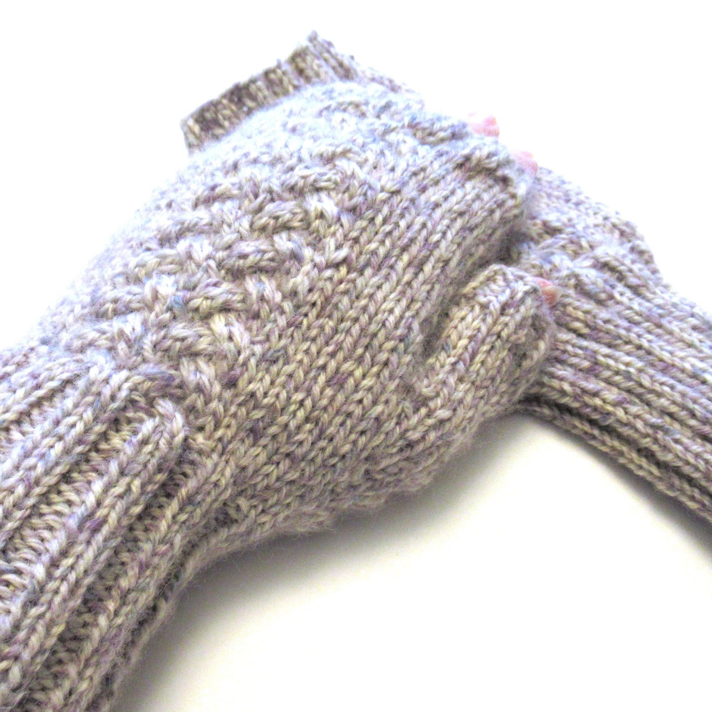 04 Hand Knit Fingerless MITTENS - Shetland Island Wool Mittens - Outlander Inspired Mittens - Texting Mittens - Luxury Mittens - Adult & Teens - Accessories