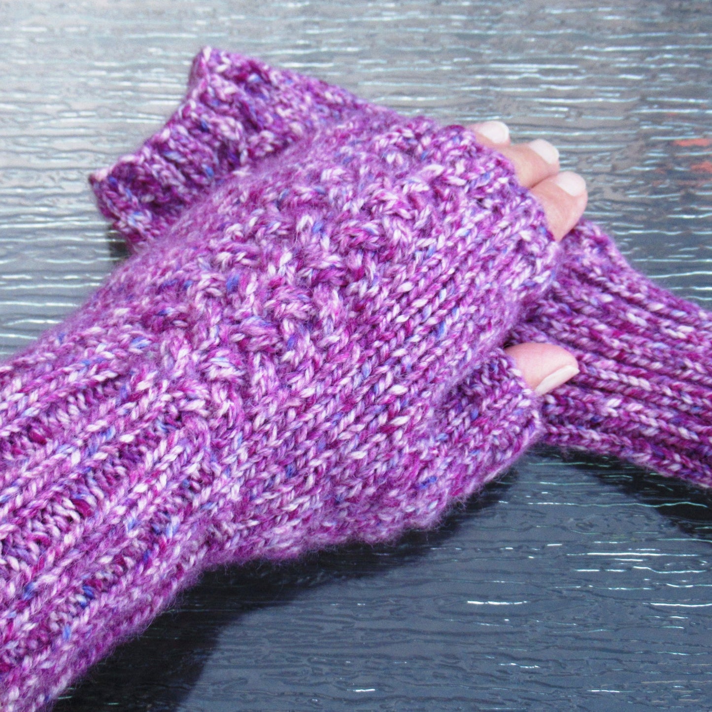 04 Hand Knit Fingerless MITTENS - Shetland Island Wool Mittens - Outlander Inspired Mittens - Texting Mittens - Luxury Mittens - Adult & Teens - Accessories