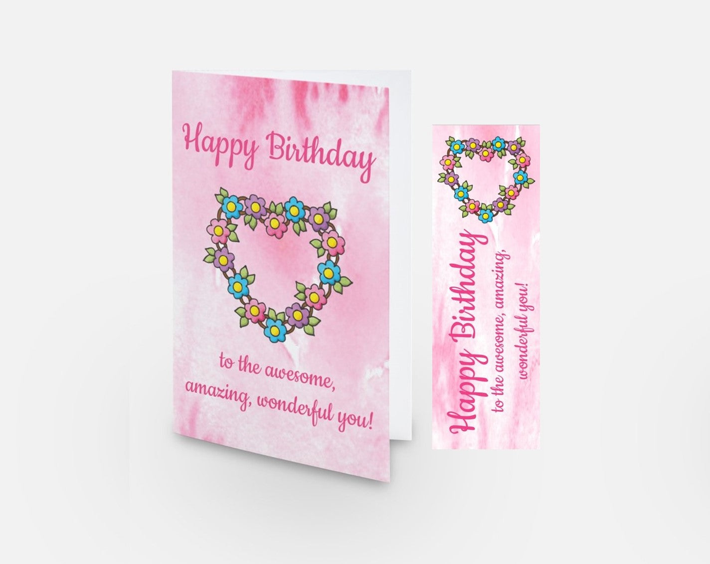 14 BOOKMARKS - Birthday Bookmarks + Optional Matching Birthday Cards - Book Lover Gift - Reader Gift - Reading Quote (Stationery & More) (Literacy Project)