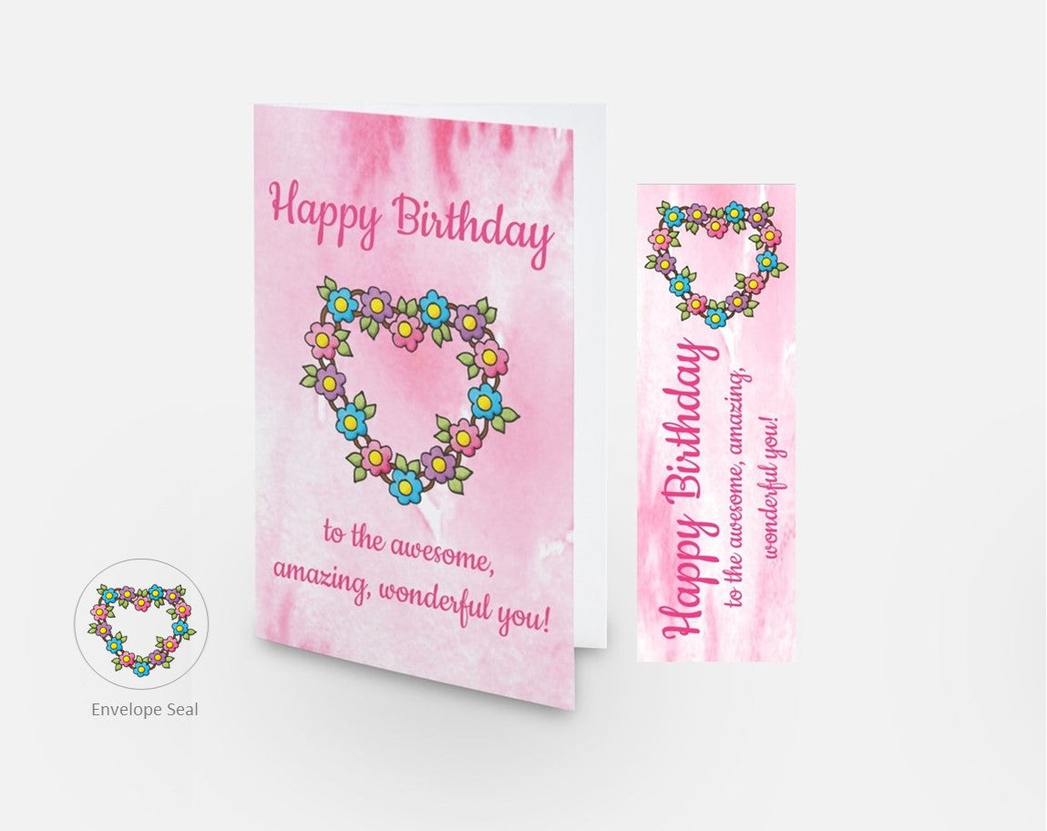14 BOOKMARKS - Birthday Bookmarks + Optional Matching Birthday Cards - Book Lover Gift - Reader Gift - Reading Quote (Stationery & More) (Literacy Project)