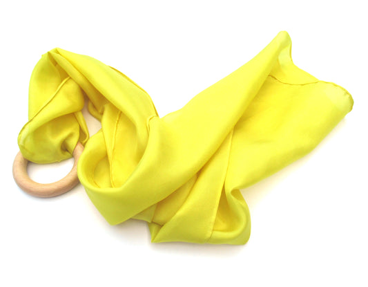 Scarf / Silk - Hand Dyed Silk Scarf - Yellow Goldenrod Dyed Silk Scarf - Goldenrod Dyed Silk Scarf - Habotai Silk Scarf (Relax & Refresh) 107