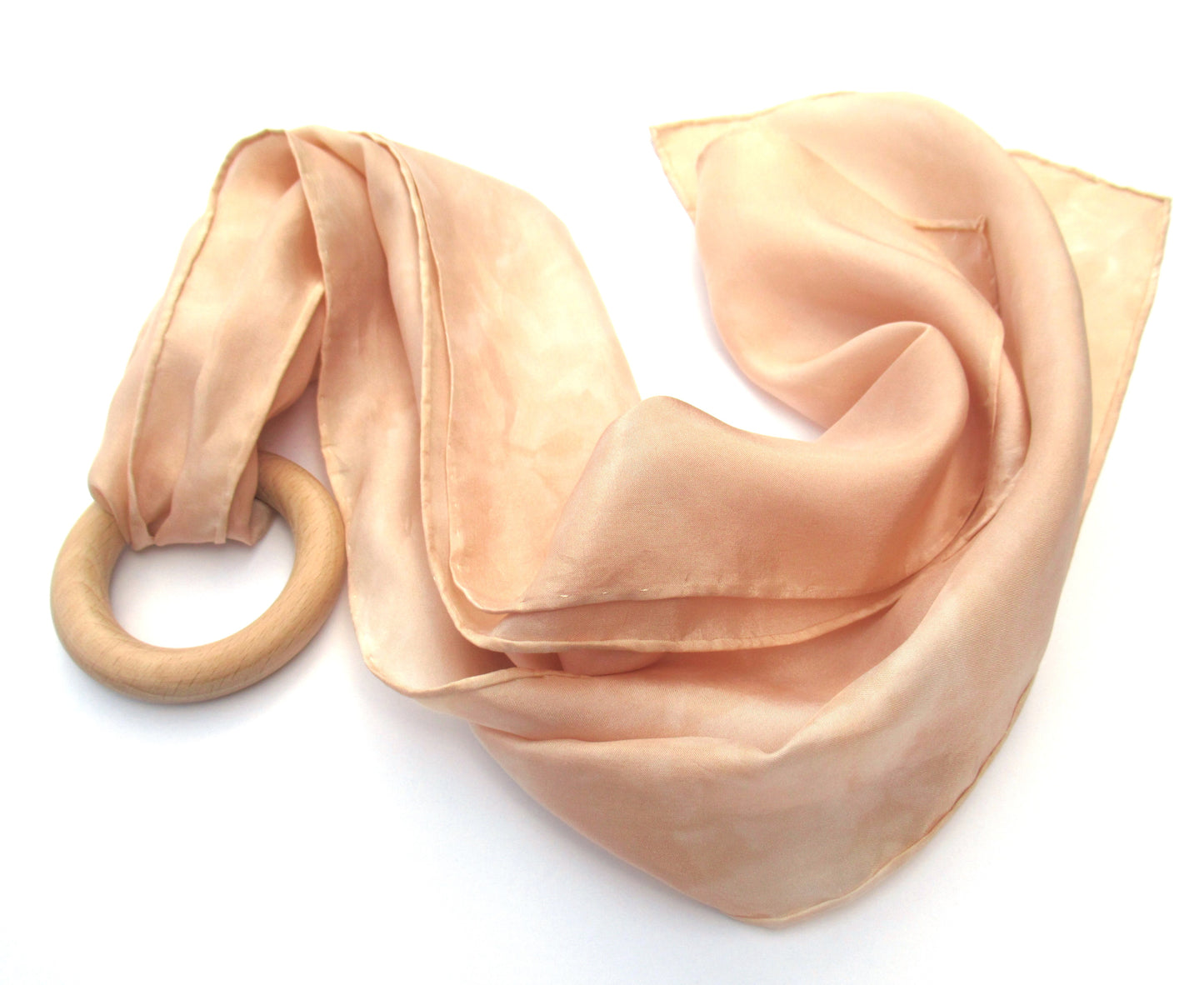 04 SCARVES (Silk) - HAND DYED Silk Scarves (54” long)- Silk Scarves Dyed with Natural Dyes (Goldenrod, Rose, Avocado) - Habotai Silk Scarf (Relax & Refresh)