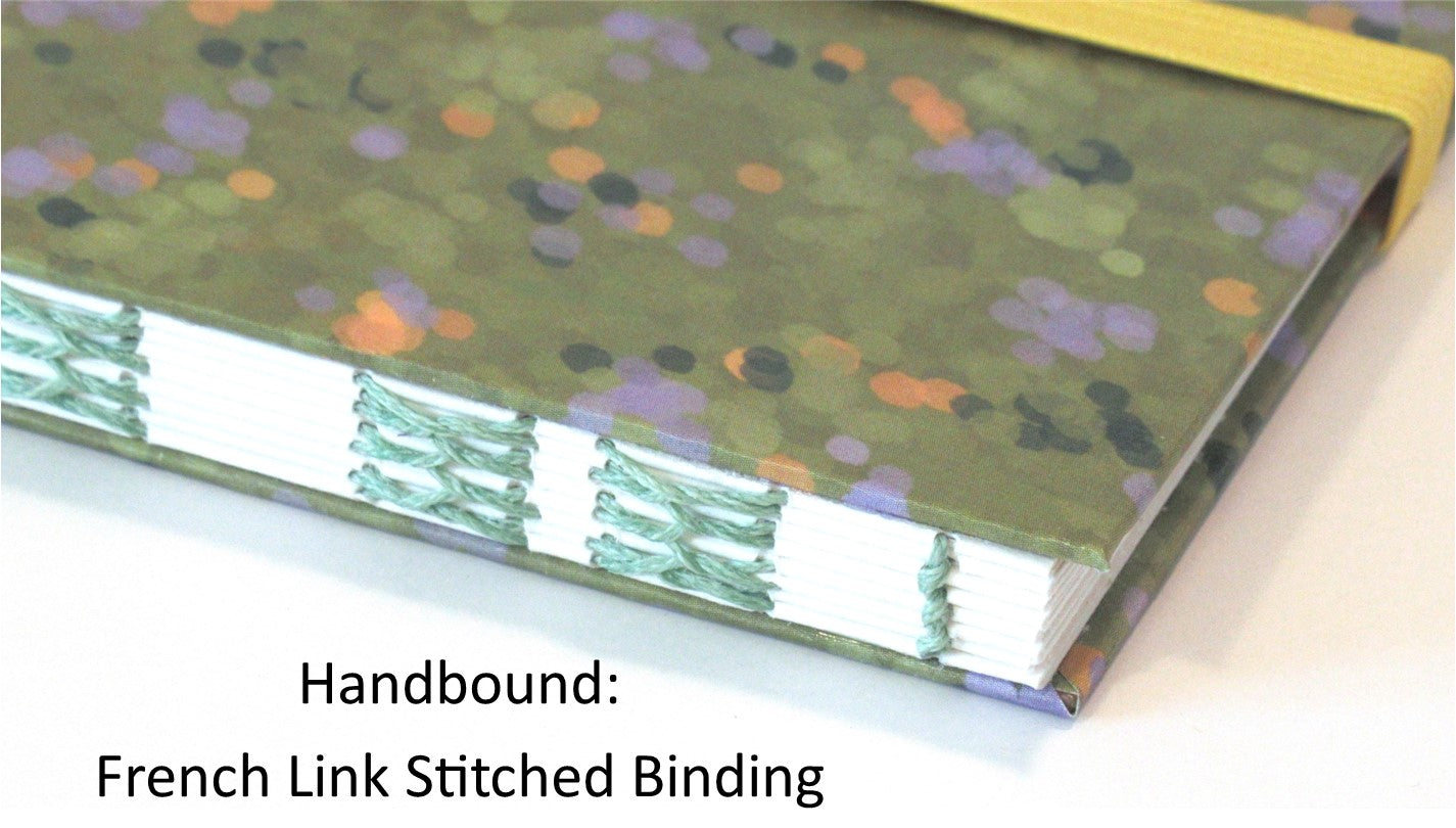 Sketchbook - Handmade Watercolour Sketchbook - Handbound Travel SKETCHBOOK - Hard Cover Art Journal - 140 lb Watercolour Paper - Stationery - Literacy Project - 501