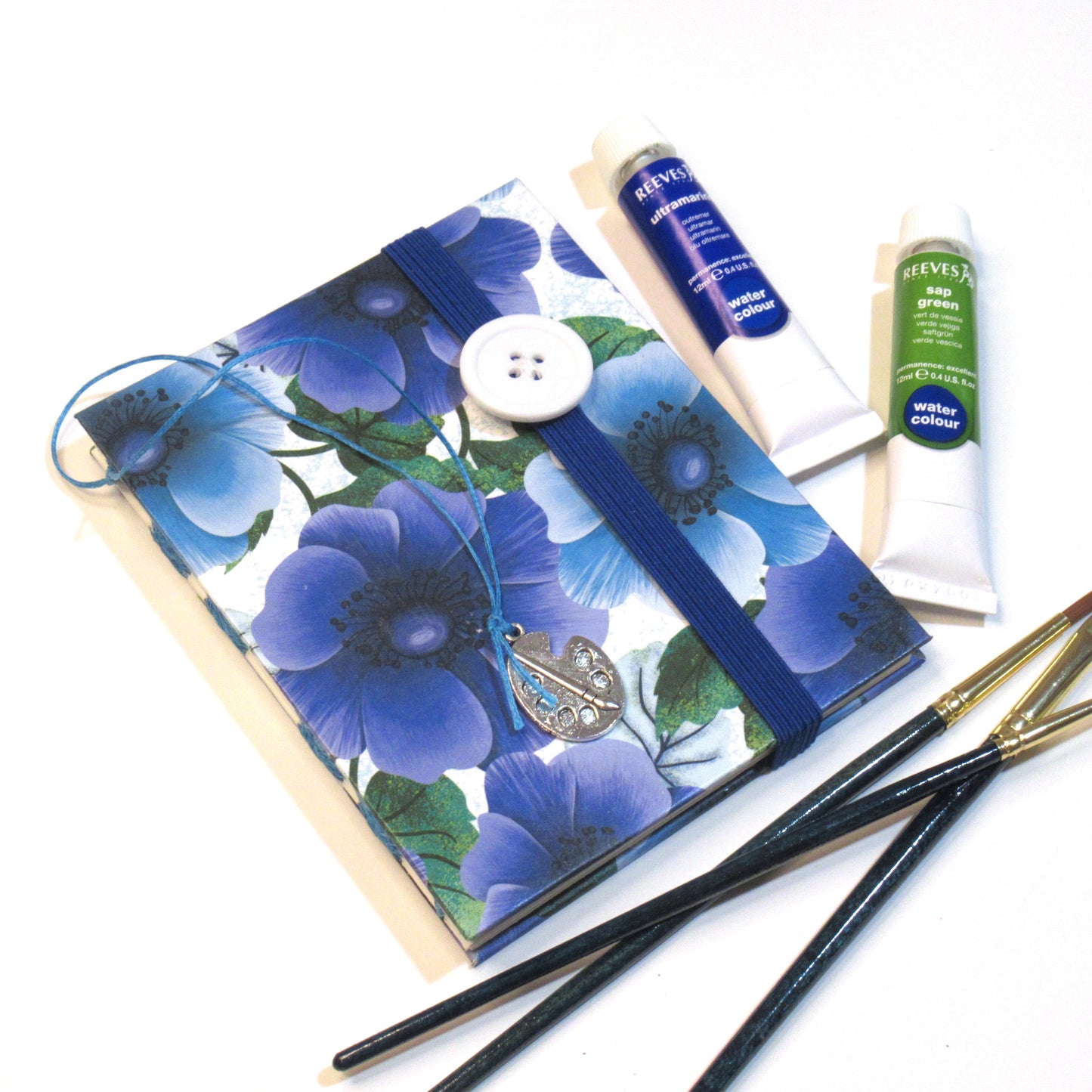 07 SKETCHBOOK - HANDMADE Watercolour Sketchbook - Handbound Travel SKETCHBOOK - Hard Cover Art Journal - 140 lb Watercolour Paper - Stationery - Literacy Project