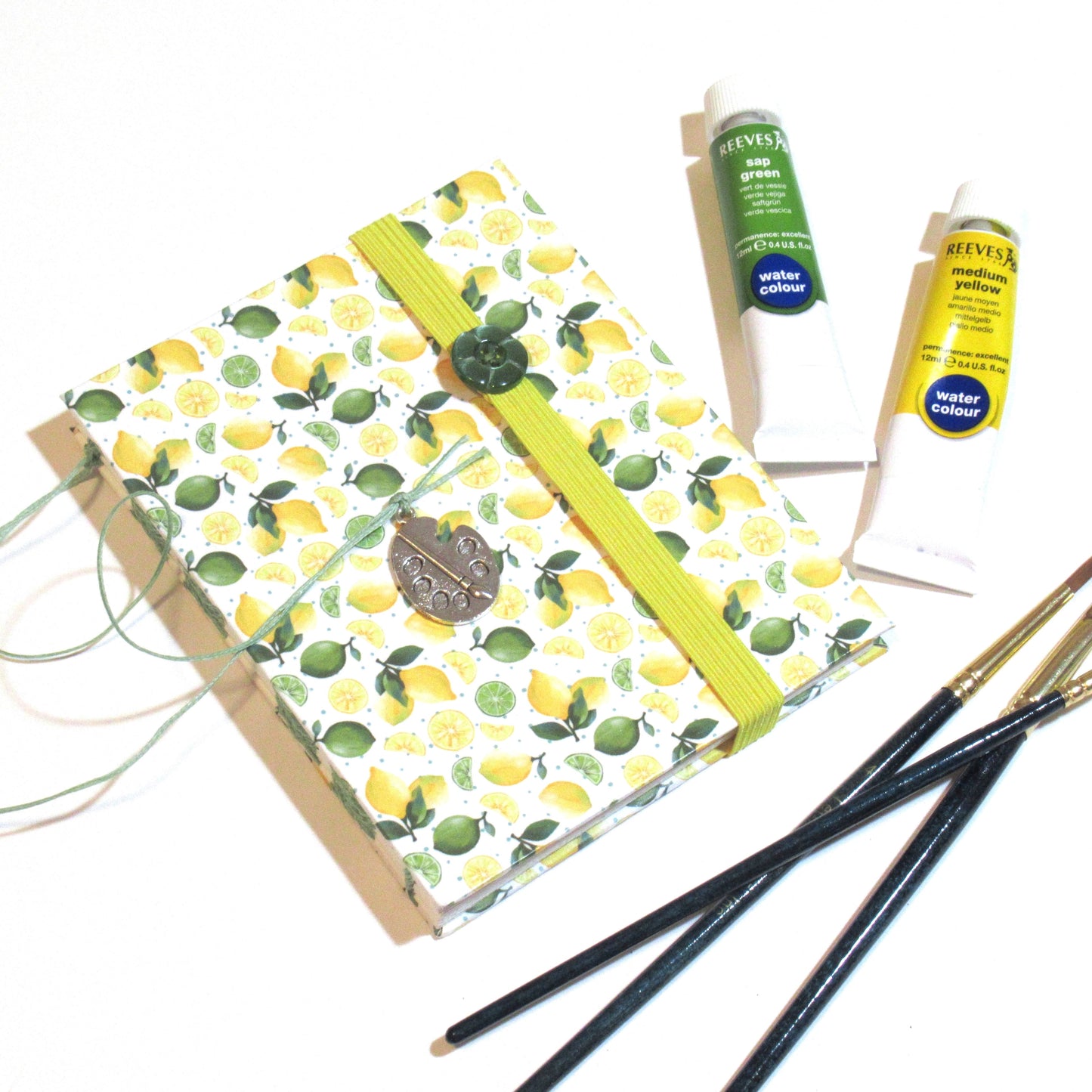 07 SKETCHBOOK - HANDMADE Watercolour Sketchbook - Handbound Travel SKETCHBOOK - Hard Cover Art Journal - 140 lb Watercolour Paper - Stationery - Literacy Project